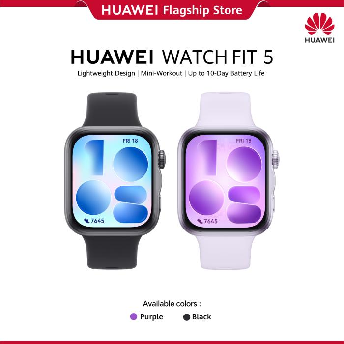 Huawei Watch Fit 5 Smart Watch – 1.82-Inch AMOLED, GPS, Health Monitoring & Up to 10-Day Battery