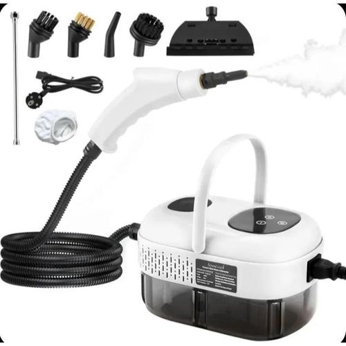 2500W High-Pressure Handheld Steam Cleaner – 6 Steam Levels, Fast Heat-Up & Multi-Brush Cleaning