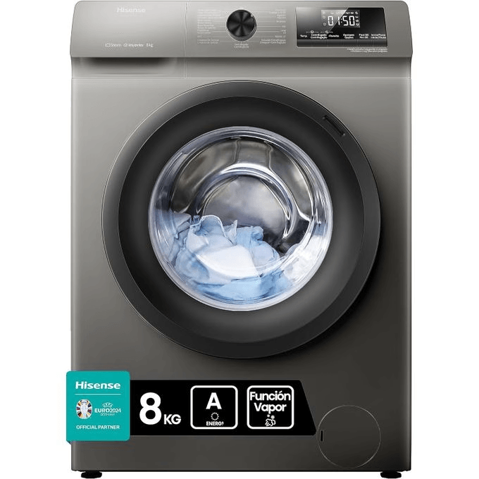 Hisense 8KG Front Loader Washing Machine – Superior Cleaning & Advanced Features - LIFE STORES UGANDA
