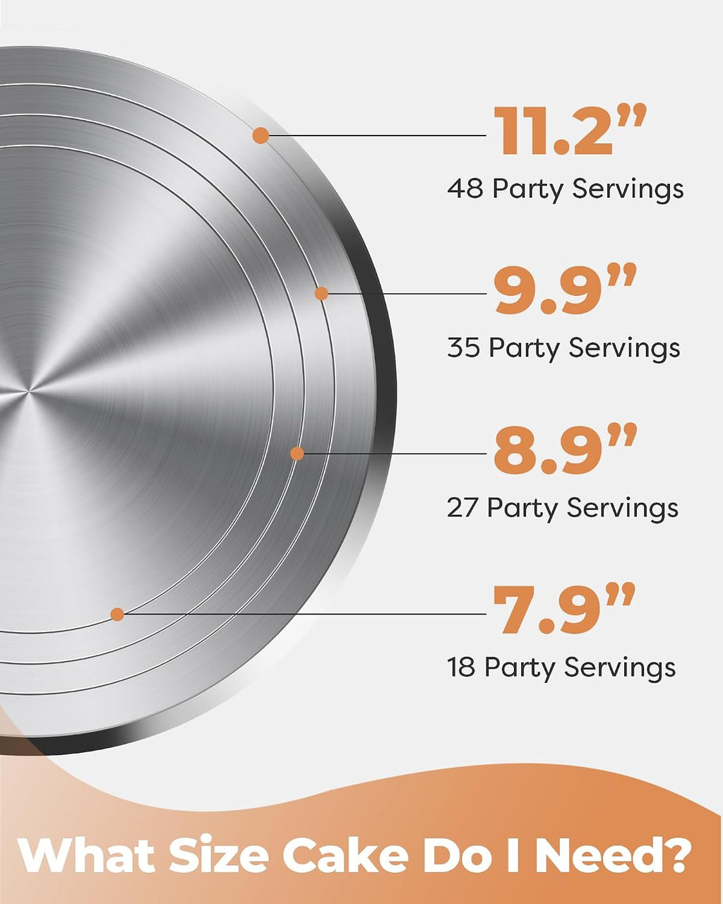 12-Inch Rotating Aluminum Alloy Cake Decorating Stand – 360° Cake Turntable for Icing, Decorating & Baking