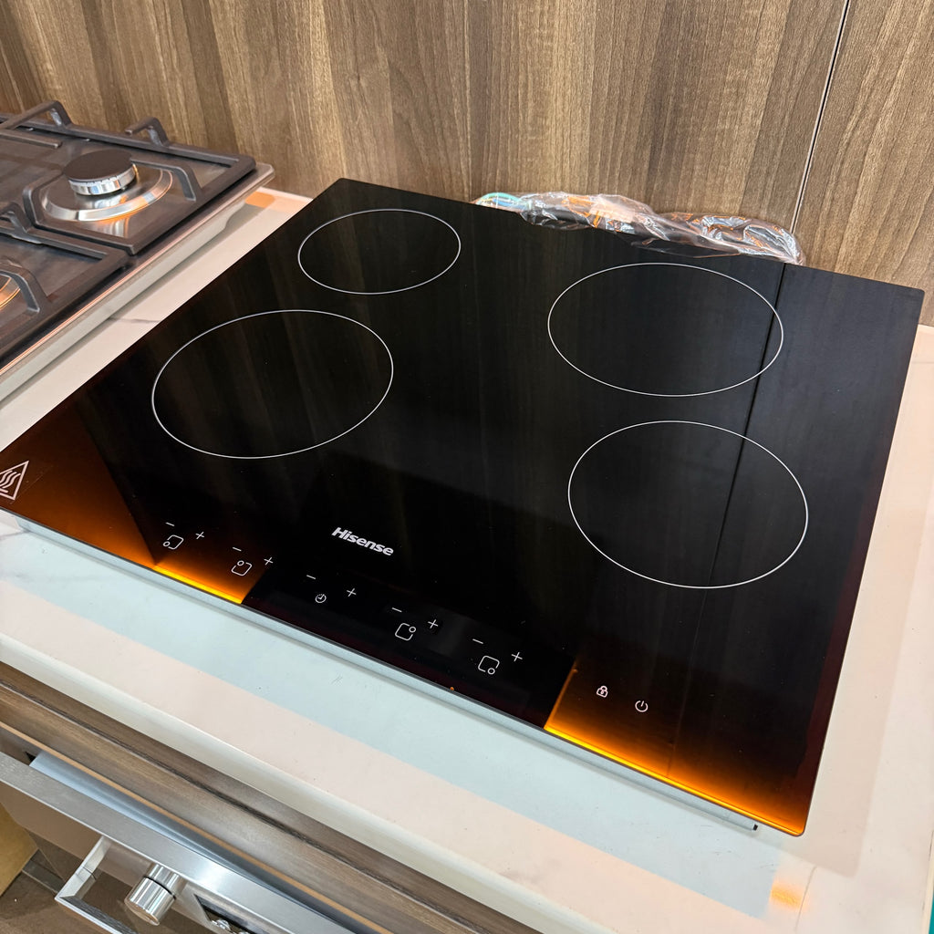 Hisense HHU60CEEC 60cm 4-Zone Built-In Electric Ceramic Hob – Touch Control & Child Lock
