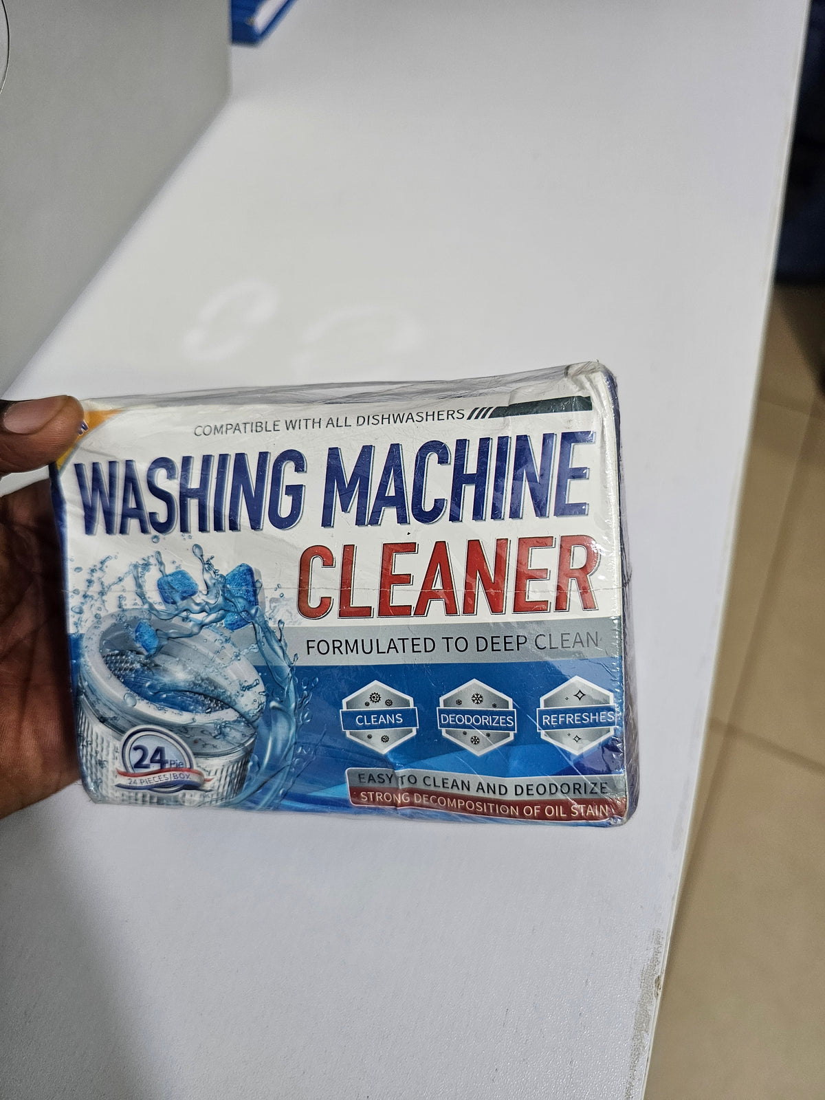 Washing Machine Cleaner & Descaling Tablets – 24 Pack | Deep Drum & Tub Cleaner
