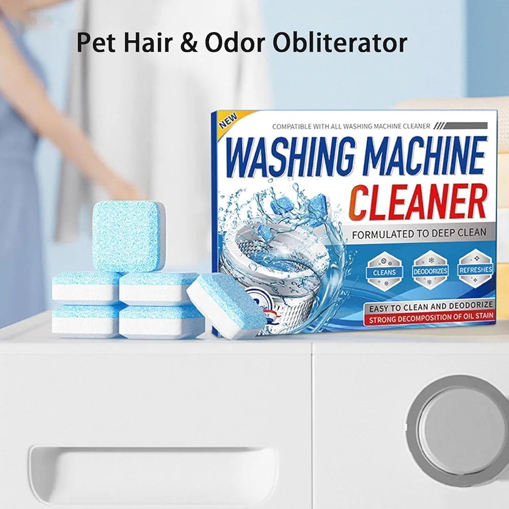 Washing Machine Cleaner & Descaling Tablets – 24 Pack | Deep Drum & Tub Cleaner