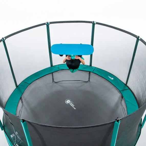 12 Feet outdoor trampoline with safety enclosure net and durable steel frame for kids-4