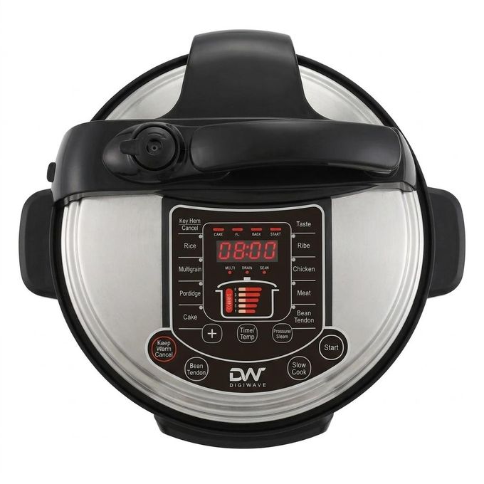 7L Pressure Cooker with Steamer – Large Electric Pressure Cooker with Measuring Cup & Spoon