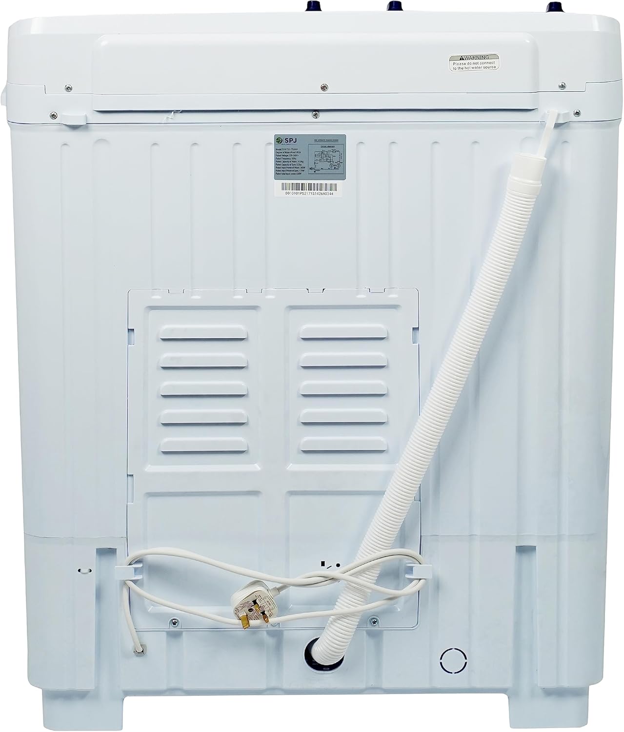 SPJ 7KG Twin Tub Washing Machine – Semi-Automatic Twin Tub Washer for Home Laundry