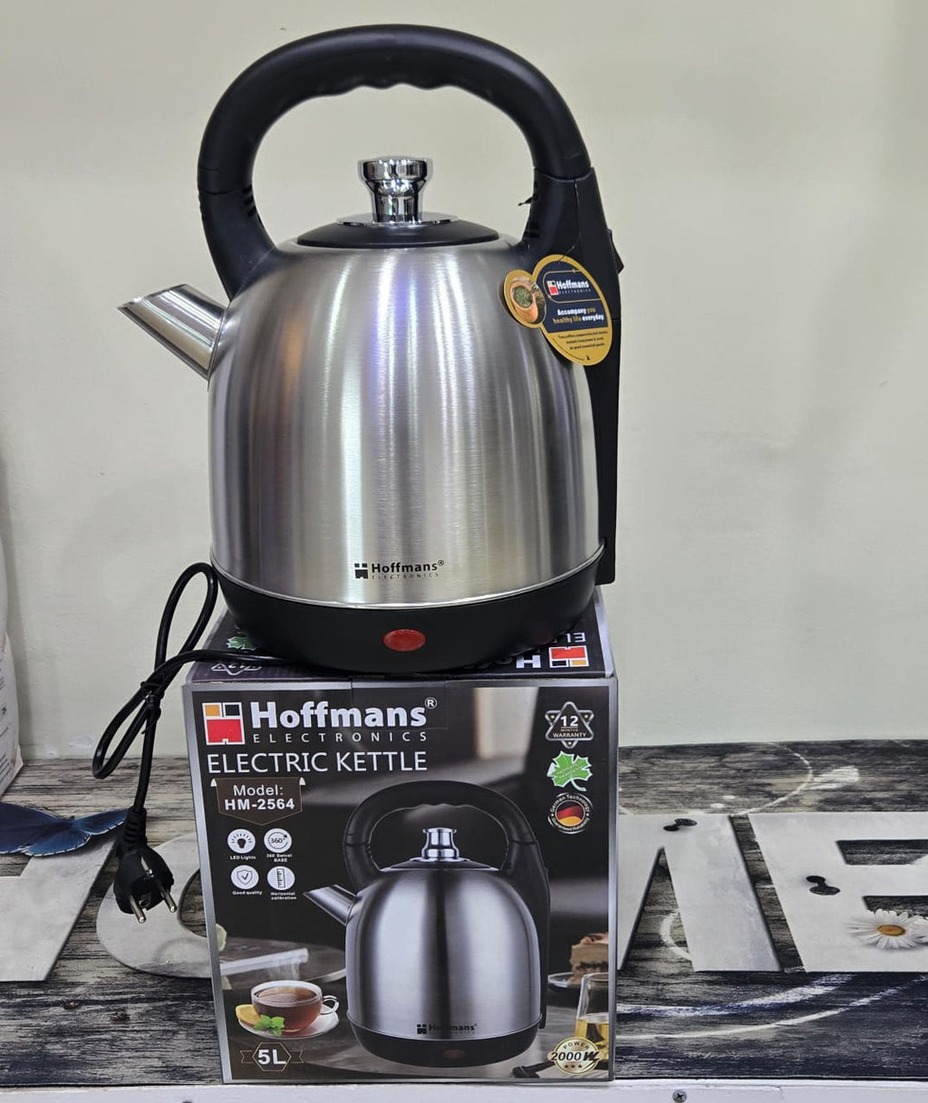 Hoffmans 5L Electric Kettle – Large Capacity Electric Water Boiler for Home, Office & Business