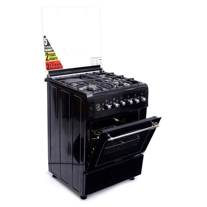 Blueflame 60×60cm Gas & Electric Cooker – 3 Gas Burners + 1 Electric Hot Plate