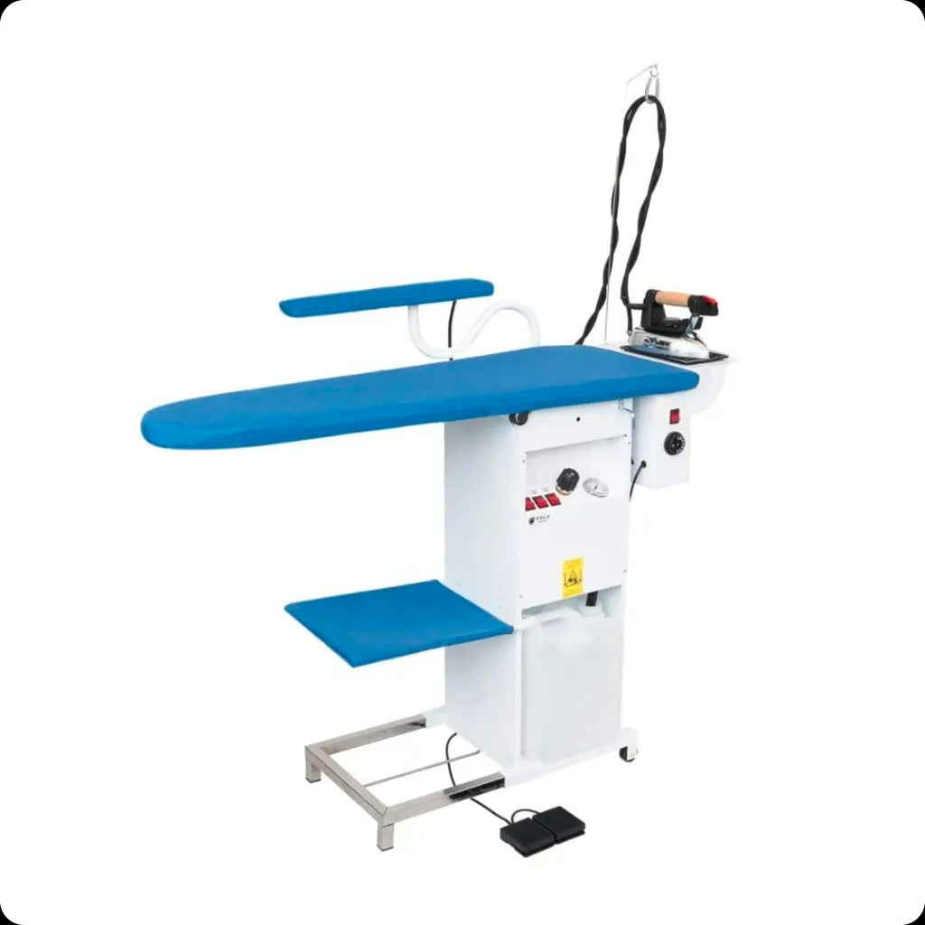 Industrial Commercial Ironing Station – Heavy-Duty Professional Ironing Equipment for Garment Shops, Laundries & Businesses