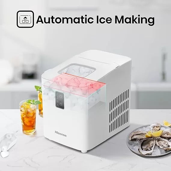 Hisense ICM1244 12KG Ice Maker – Portable Bullet Ice Machine