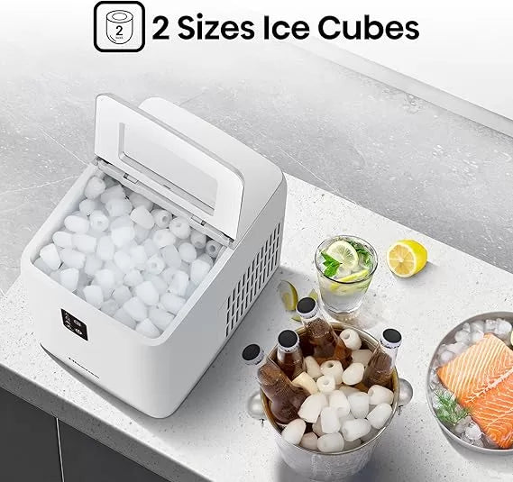 Hisense ICM1244 12KG Ice Maker – Portable Bullet Ice Machine