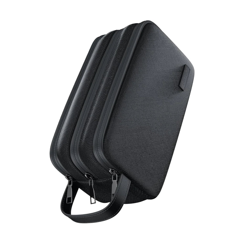 Green Lion Lyon Plus Fingerprint Bag – 3-Zipper Smart Anti-Theft PU Leather Pouch