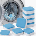 Washing Machine Cleaner & Descaling Tablets – 12 Pcs Pack | Deep Drum Cleaner for Front & Top Load Washers