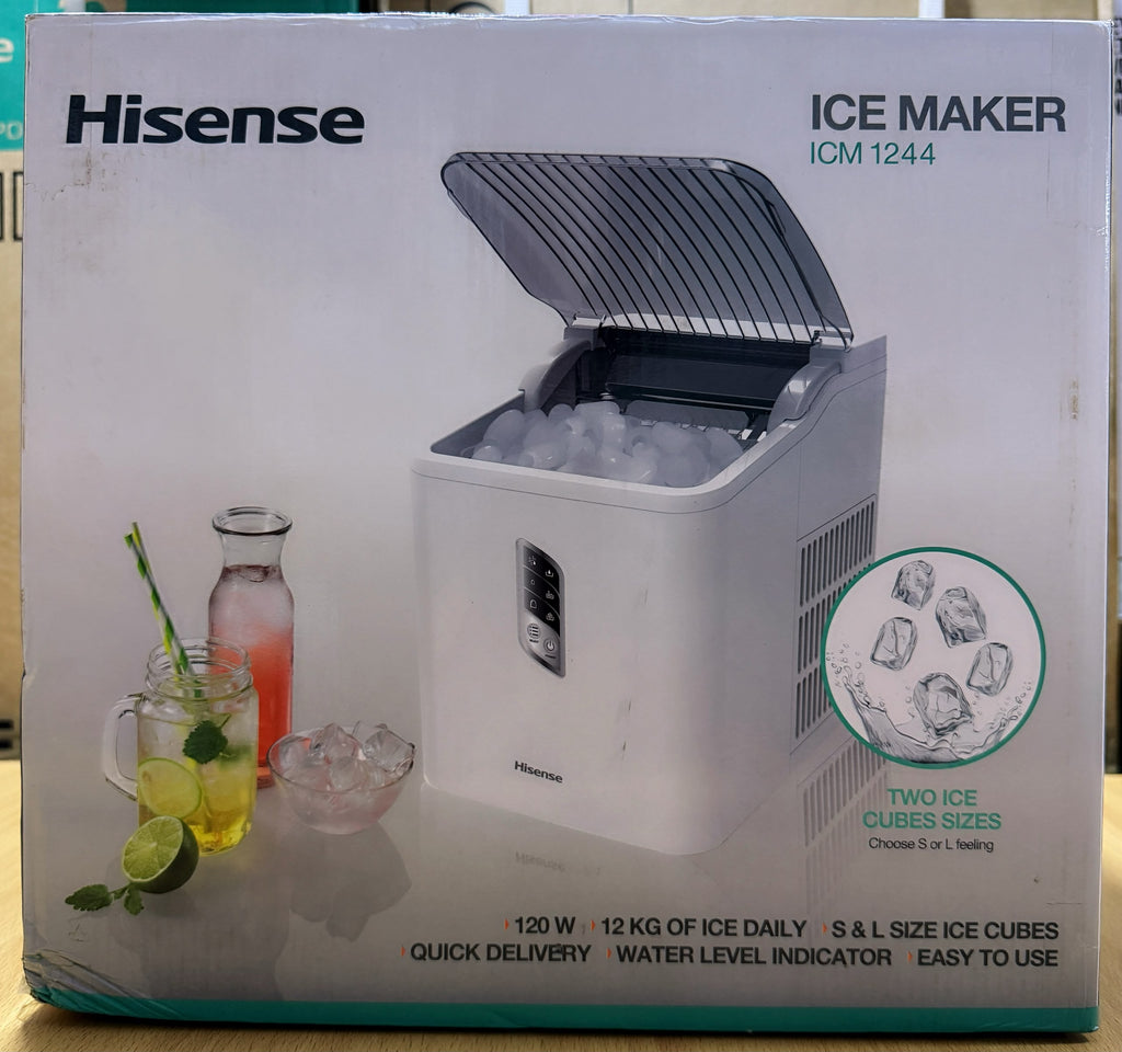 Hisense ICM1244 12KG Ice Maker – Portable Bullet Ice Machine