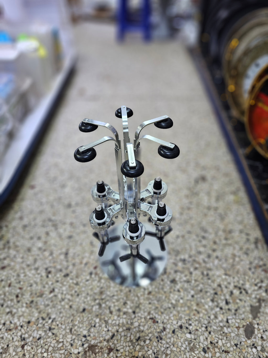 6-Bottle Revolving Bar Butler Dispenser – 360° Carousel Shot Pourer