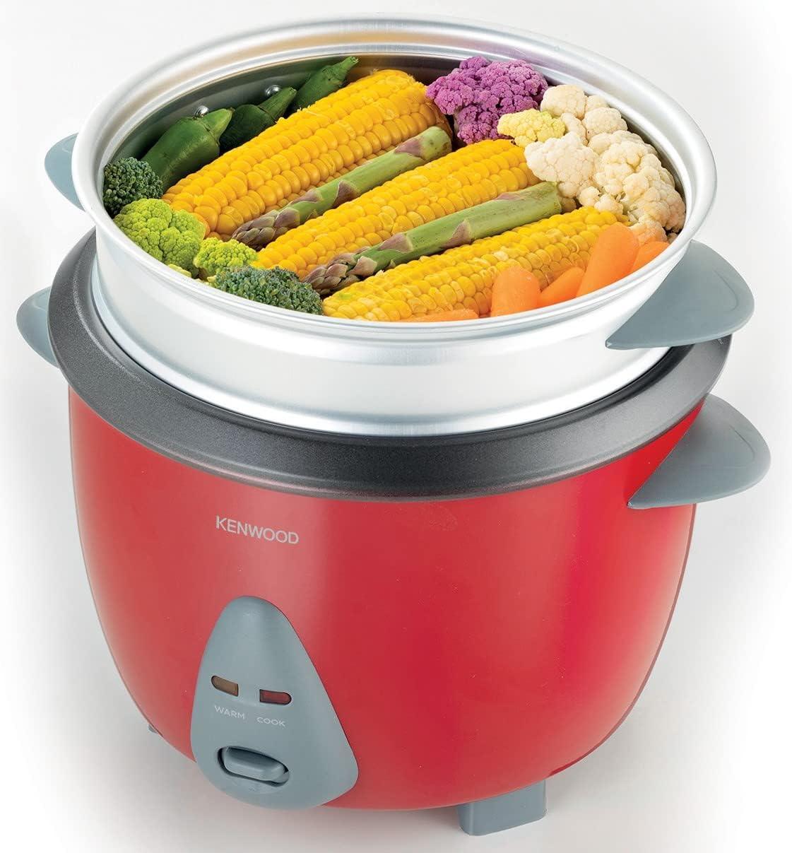 KENWOOD 2-in-1 Rice Cooker & Steamer 1.8L with Non-Stick Pot, Keep Warm Function - LIFE STORES UGANDA