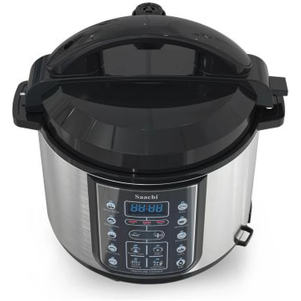 Saachi 14-in-1 Electric Pressure Cooker 5L – Digital Multi-Function Rice Cooker, Steamer & Slow Cooker