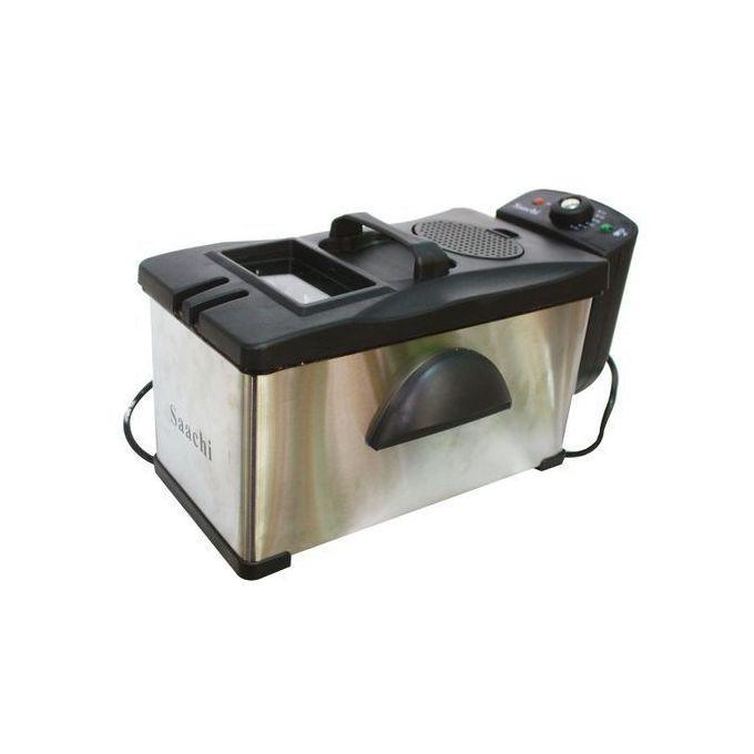 Saachi 3.0L Stainless Steel Electric Deep Fryer – Fast & Efficient Frying - LIFE STORES UGANDA