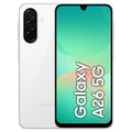 Samsung Galaxy A26 5G smartphone showing front and back on a white background