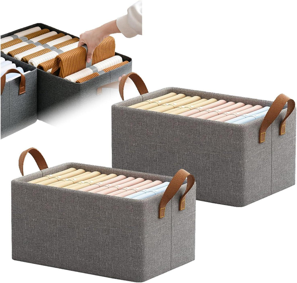 Foldable Closet Storage Box – Storage Bins Organizer with Handle - LIFE STORES UGANDA