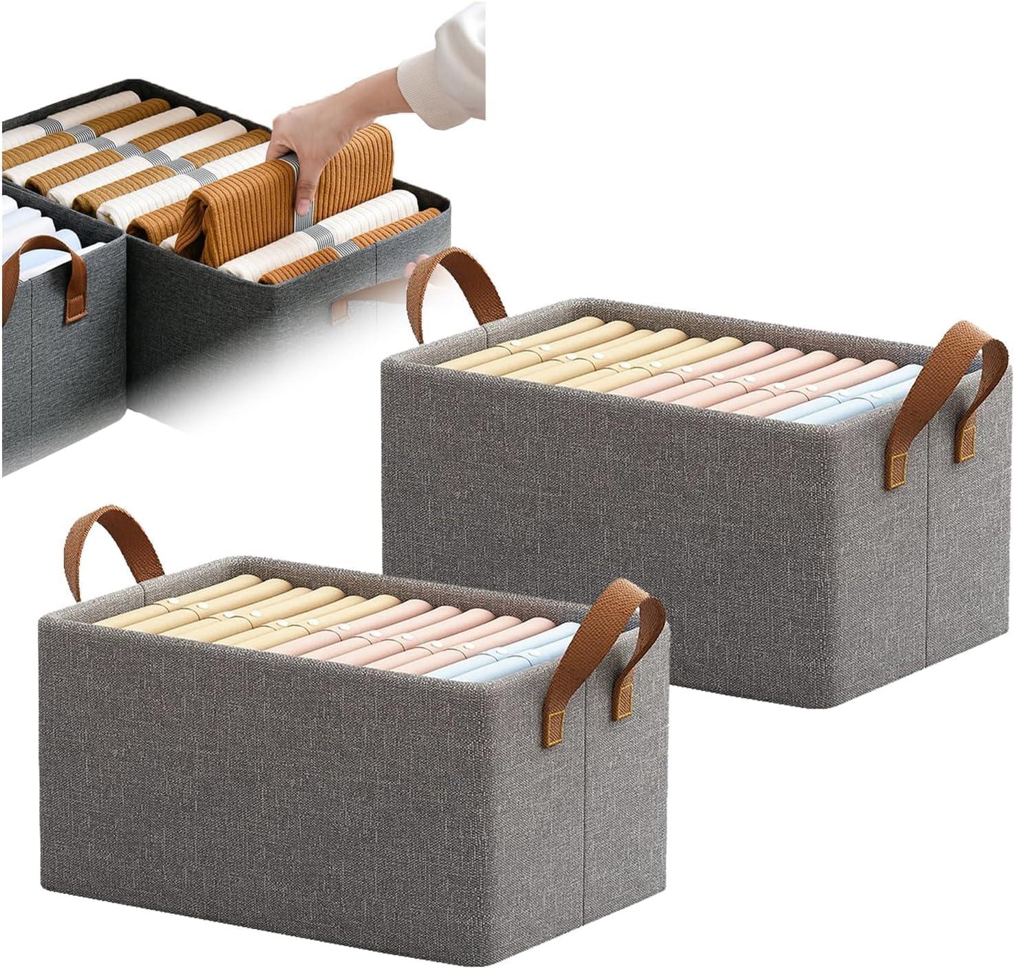 Foldable Closet Storage Box – Storage Bins Organizer with Handle - LIFE STORES UGANDA