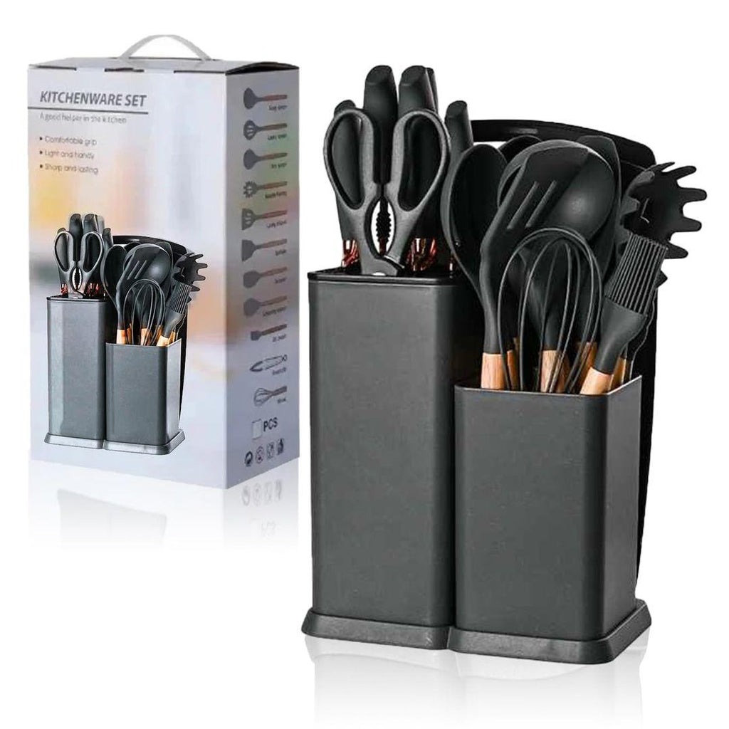 Silicone Cooking Utensil Set – Heat-Resistant, Non-Stick Kitchen Tools - LIFE STORES UGANDA