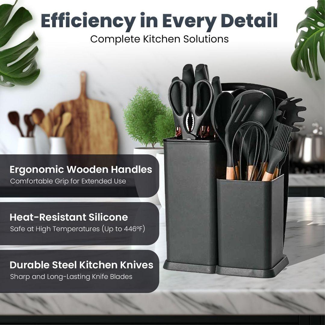 Silicone Cooking Utensil Set – Heat-Resistant, Non-Stick Kitchen Tools - LIFE STORES UGANDA
