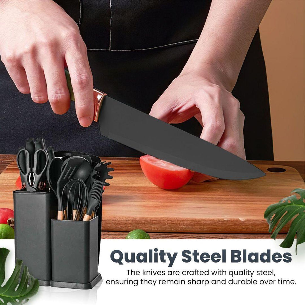 Silicone Cooking Utensil Set – Heat-Resistant, Non-Stick Kitchen Tools - LIFE STORES UGANDA