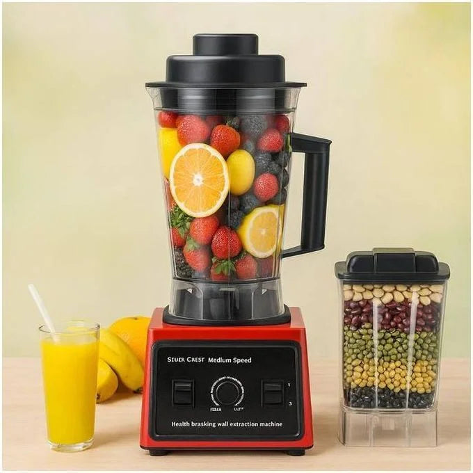 SilverCrest SC-9009 4L Commercial Blender and Grinder Set 10000W High-Speed Kitchen Blender