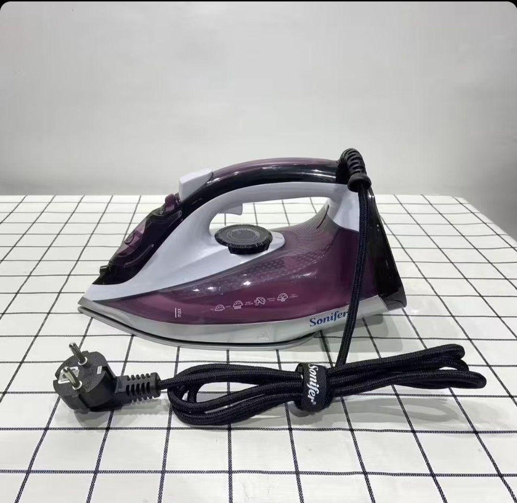 Sonifer SF-9066 1600W Steam Iron – Hot Steamer with 260ml Water Tank & Temperature Control - LIFE STORES UGANDA