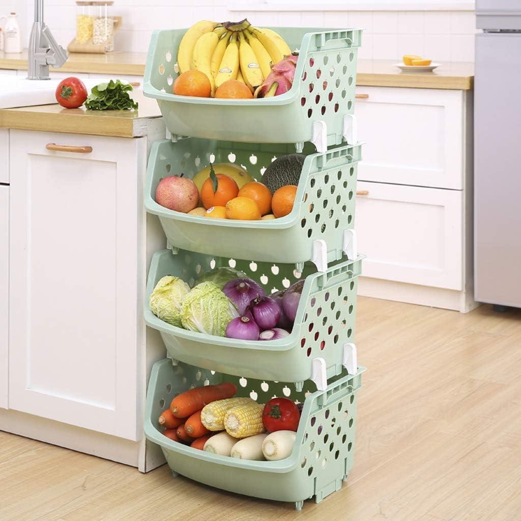Stacked Storage Basket – Large Multi-Purpose Kitchen Organizer for Vegetables & Fruits - LIFE STORES UGANDA