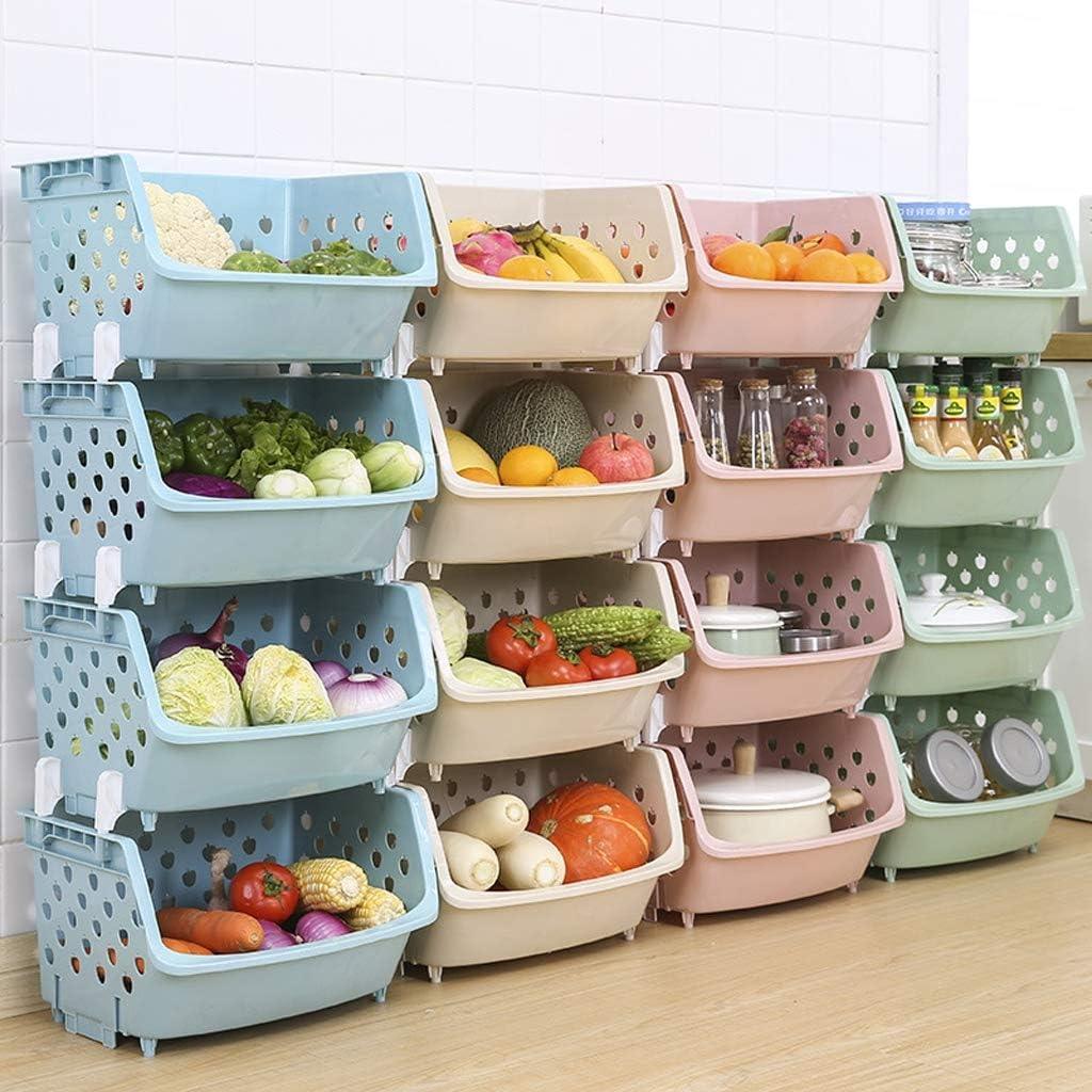 Stacked Storage Basket – Large Multi-Purpose Kitchen Organizer for Vegetables & Fruits - LIFE STORES UGANDA