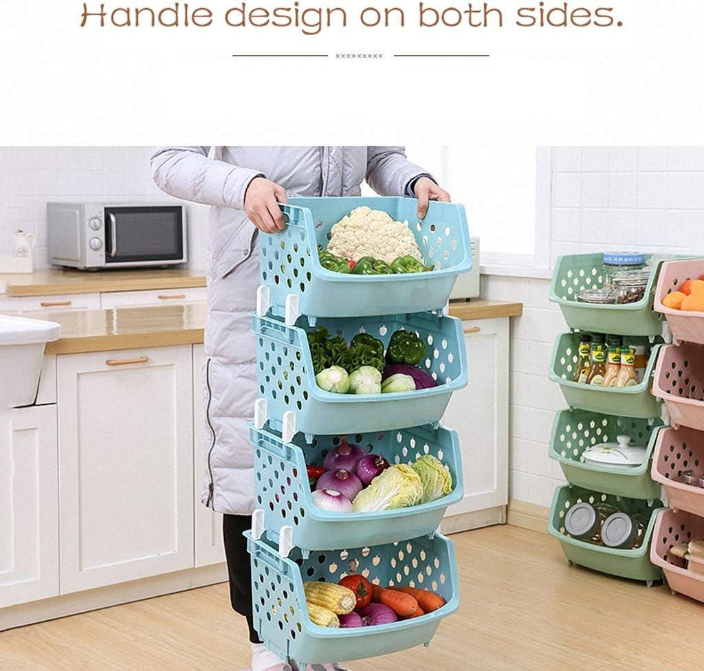 Stacked Storage Basket – Large Multi-Purpose Kitchen Organizer for Vegetables & Fruits - LIFE STORES UGANDA