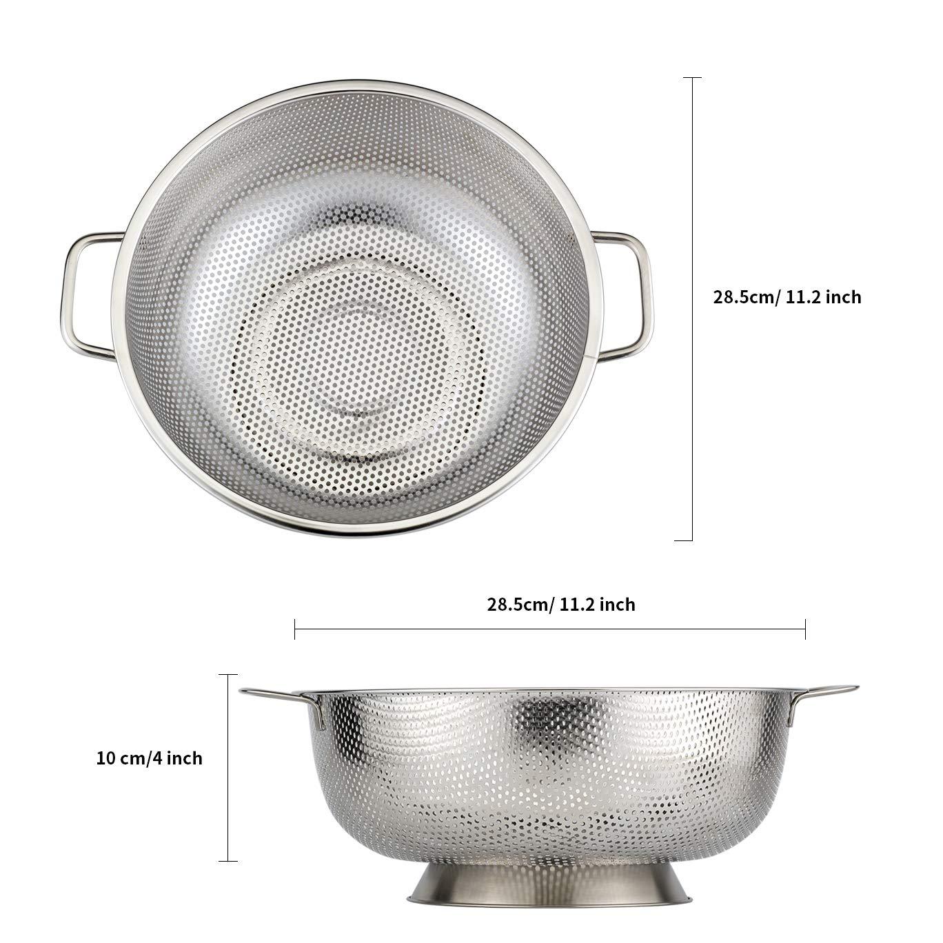 Metal Strainer with Durable Handles & Solid Ring Base for Efficient Straining - LIFE STORES UGANDA