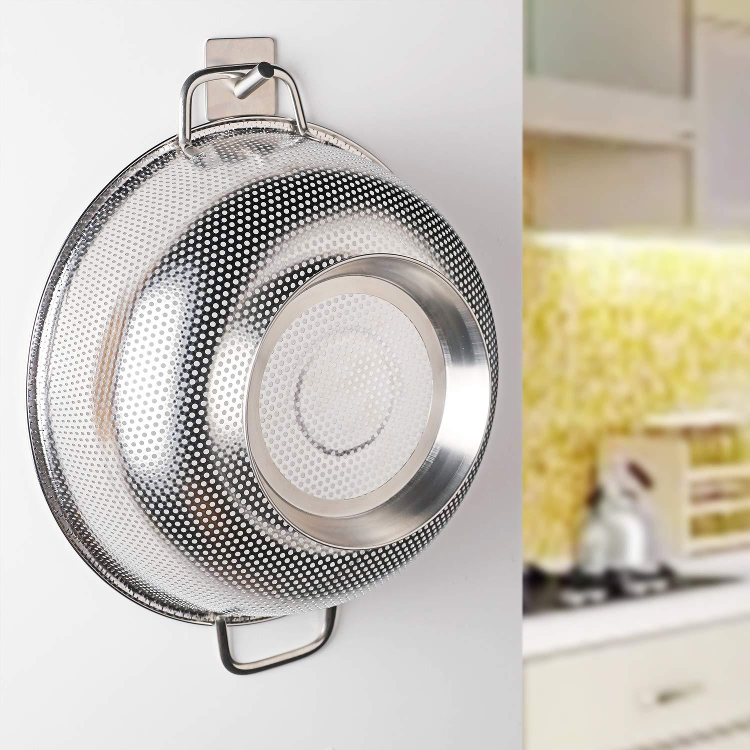 Metal Strainer with Durable Handles & Solid Ring Base for Efficient Straining - LIFE STORES UGANDA