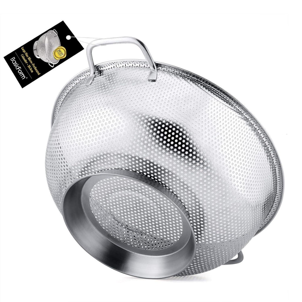 Metal Strainer with Durable Handles & Solid Ring Base for Efficient Straining - LIFE STORES UGANDA