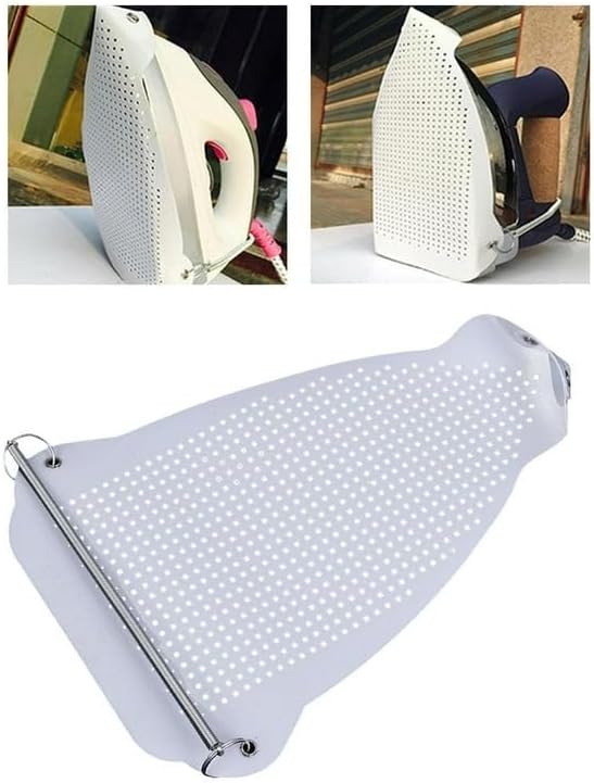 2Pcs Iron Shoe Cover – Teflon Steam Iron Soleplate Protector for Fabric Protection (Universal Fit)