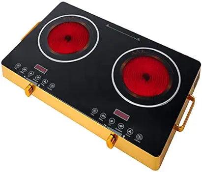 Hoffmans Induction Cooker 2 Burner – Infrared Hot Plate Stove with Touch Panel & Dial Controls - LIFE STORES UGANDA