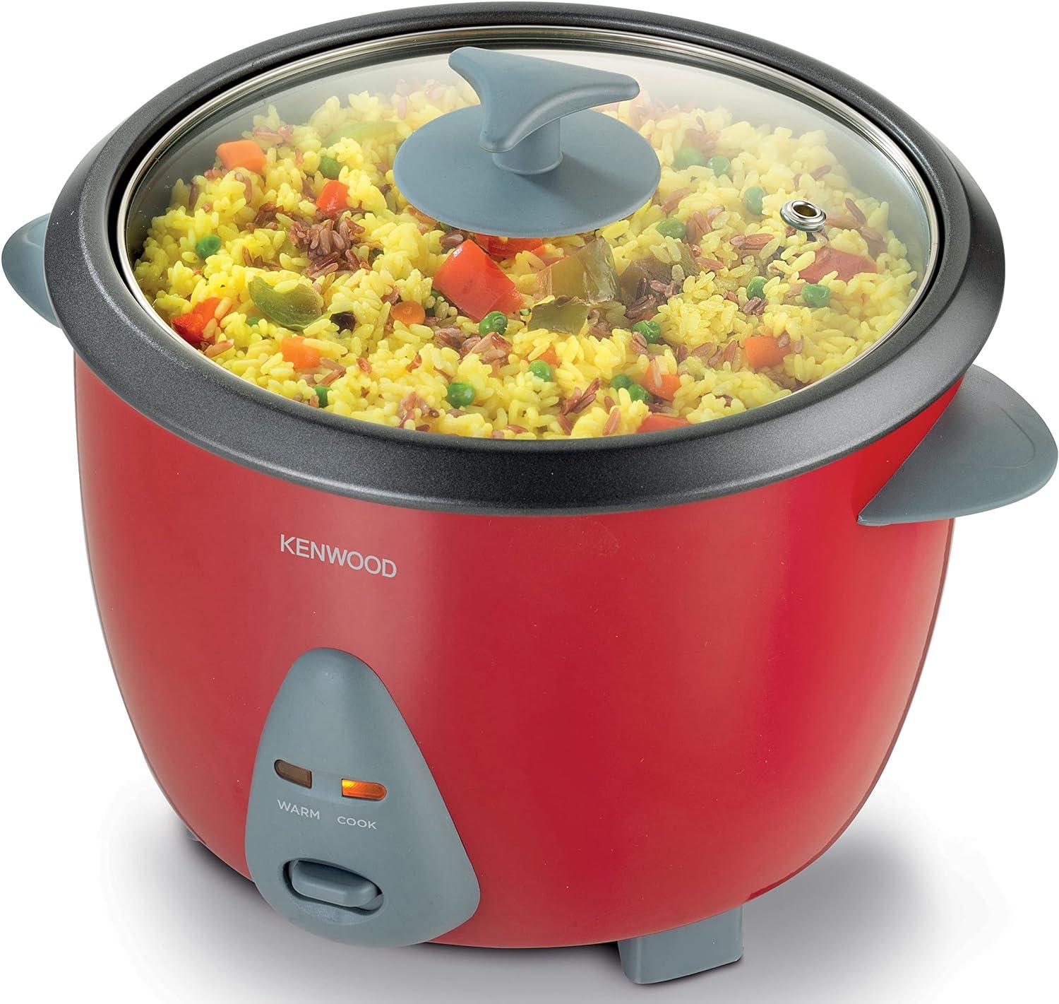 KENWOOD 2-in-1 Rice Cooker & Steamer 1.8L with Non-Stick Pot, Keep Warm Function - LIFE STORES UGANDA