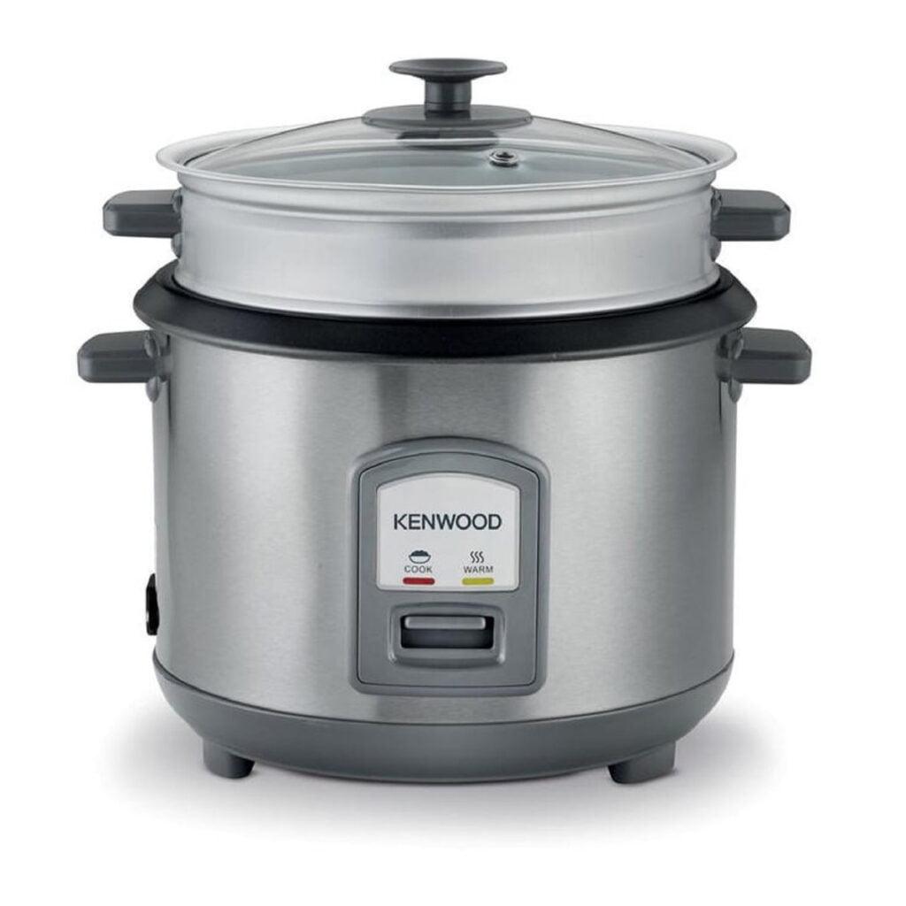 Kenwood 2-in-1 Rice Cooker & Steamer – 2.8L Capacity, RCM71.000SS (Silver) - LIFE STORES UGANDA