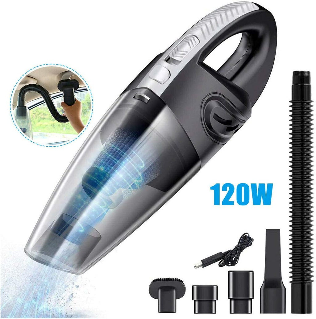 Hand-held Car Vacuum Cleaner – Wet & Dry, Powerful Suction, Lightweight with HEPA Filter (60W, 12V) - LIFE STORES UGANDA