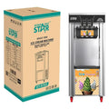 Winning Star Commercial Ice Cream Machine ST-9703 – 3 Flavor Soft Serve Ice Cream Maker, 20–28L/H Output, Stainless Steel